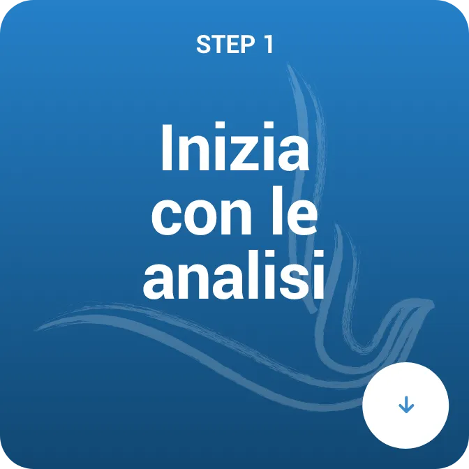 Inizia con le analisi