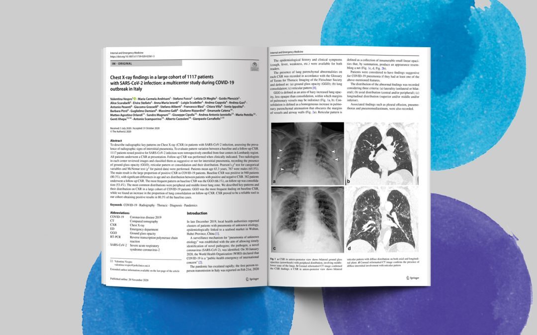 Chest X-ray findings in a large cohort of 1117 patients with SARS-CoV-2 infection: a multicenter study during COVID-19 outbreak in Italy