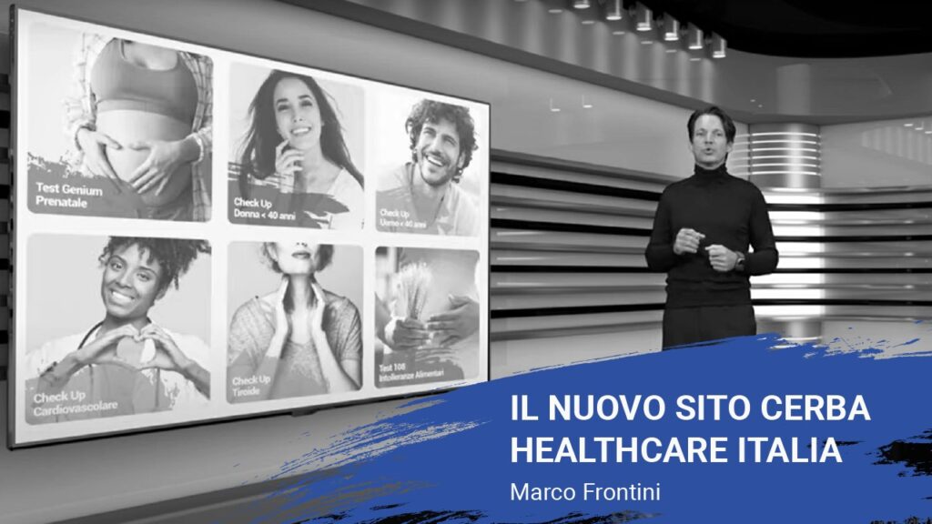 Marco Frontini presenta il nuovo sito internet Cerba healthCare italia