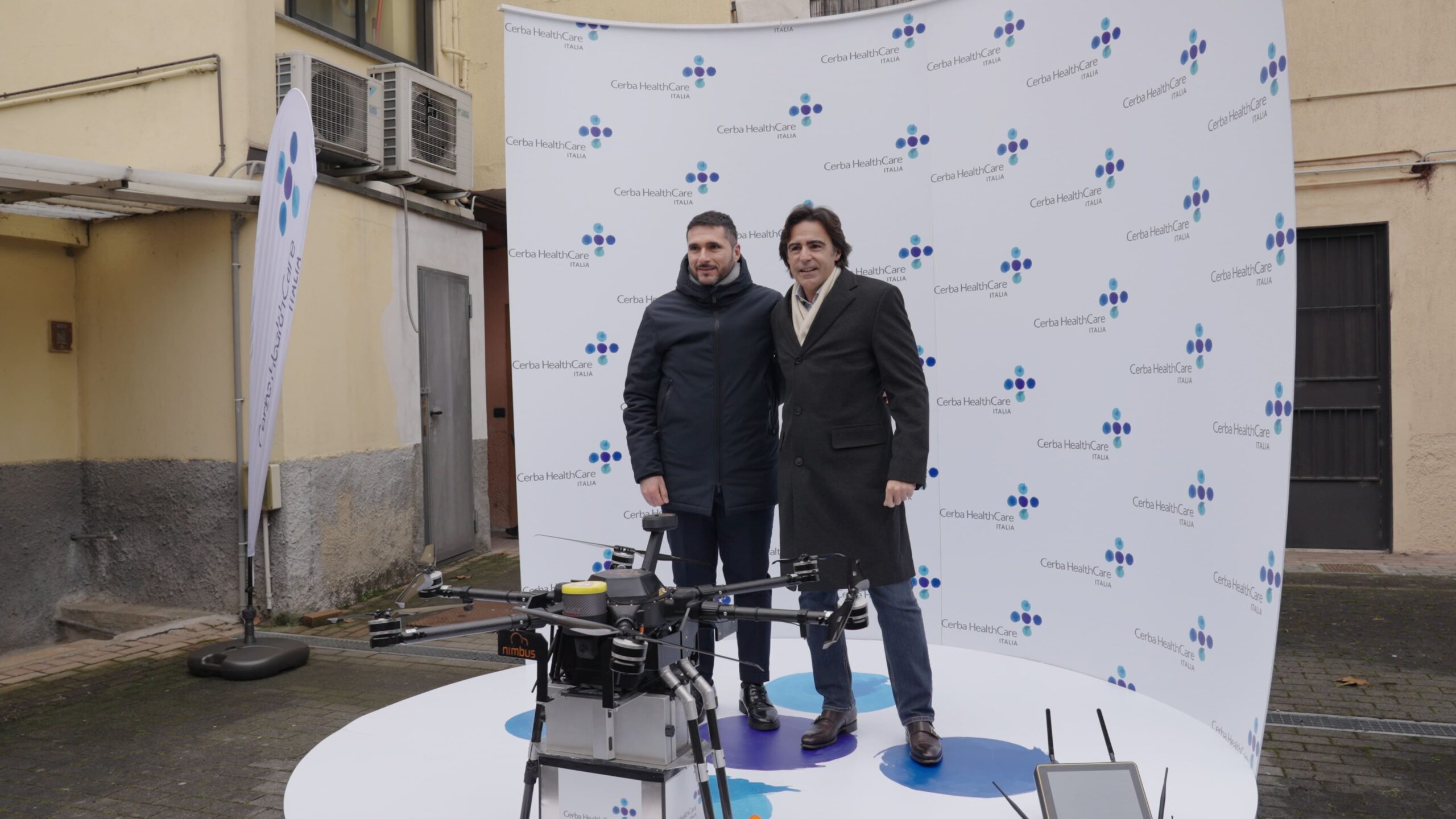 Stefano Massaro e Michele De Chirico volo drone