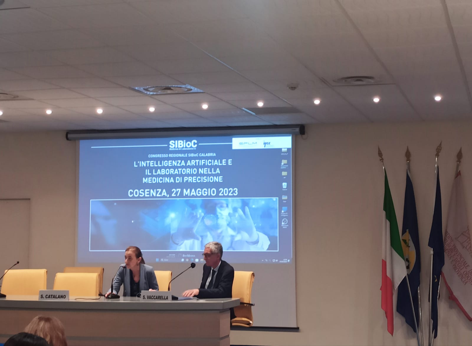 immagine del Congresso SIBioC con focus su Intelligenza Artificiale