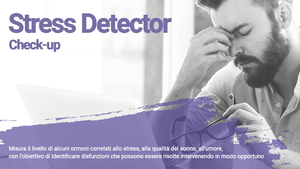 Uomo Stressato - Test Stress Detector Cerba HealthCare Italia