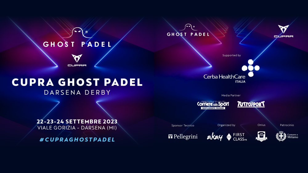 Cupra Ghost Padel: Cerba HealthCare scende in campo nel Darsena derby