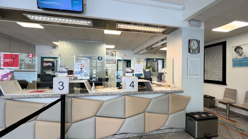 Hall Centro Salus Firenze Cerba HealthCare