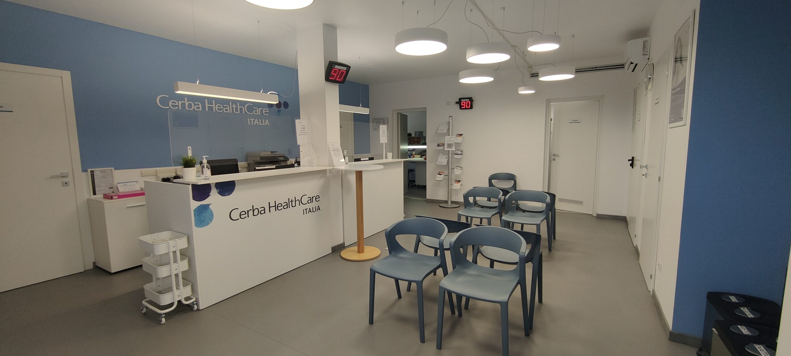 Accettazione centro Cerba HealthCare Roma