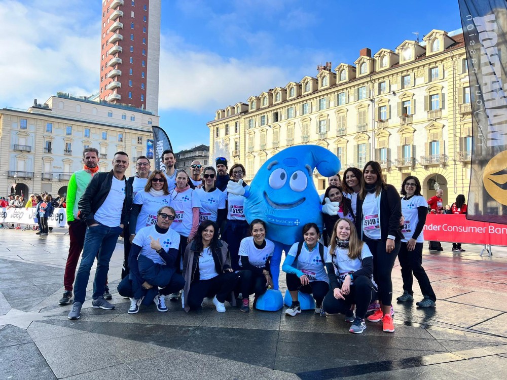 Il team di Cerba HealthCare alla Torino Marathon 2023