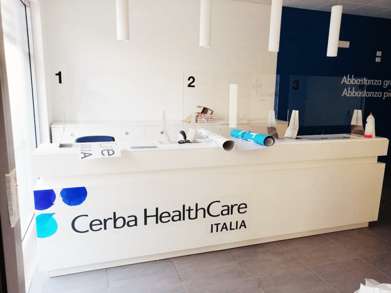 Accettazione centro medico Puglia Cerba HealthCare italia