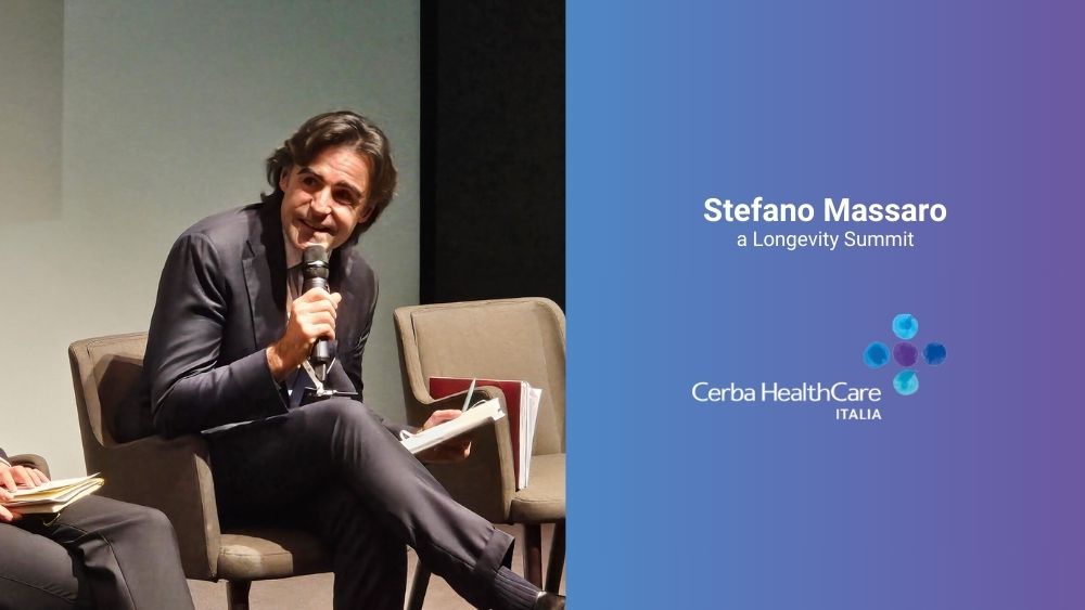 Stefano Massaro all'evento Longevity Summit